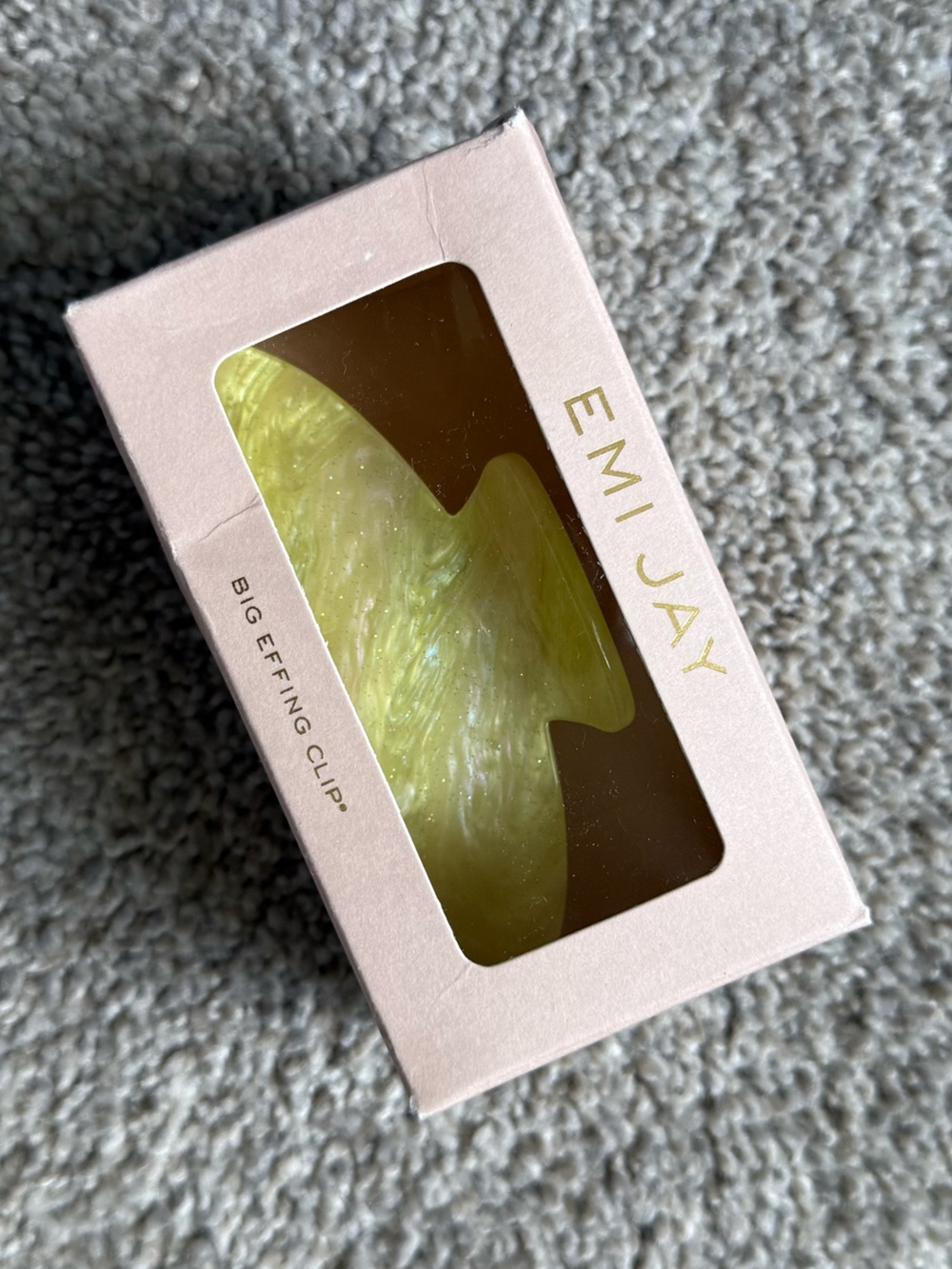 Emi Jay Big Effing Clip in Chantilly NEW IN BOX